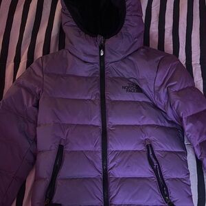 The North Face Purple Puffer Jacket